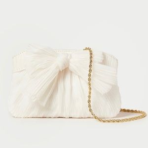 Loeffler Randal Rochelle Pearl Mini Bow Clutch